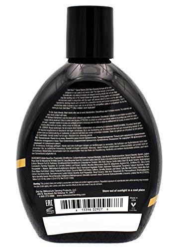 Millennium Solid Black Special Reserve 200X Tanning Lotion - Indoor/Outdoor Use with Advanced Silicone Bronzer, Tattoo Protection - Tanning Lotion Beauty & Personal Care Millennium Tanning