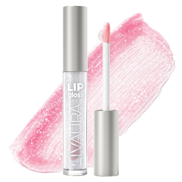 LIVAURA Shimmer Lip Gloss pH Activated, Glitter Lip Gloss for Women, Glossy, Shiny, Sparkly LipGloss, High-Shine Glittery Lipstick, Glimmer Sparkle Beauty & Personal Care LIVAURA