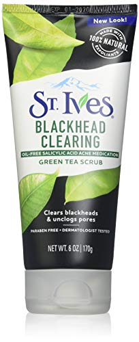 St. Ives Blackhead Clearing Face Scrub Green Tea 6 oz(Pack of 3) Beauty & Personal Care St. Ives