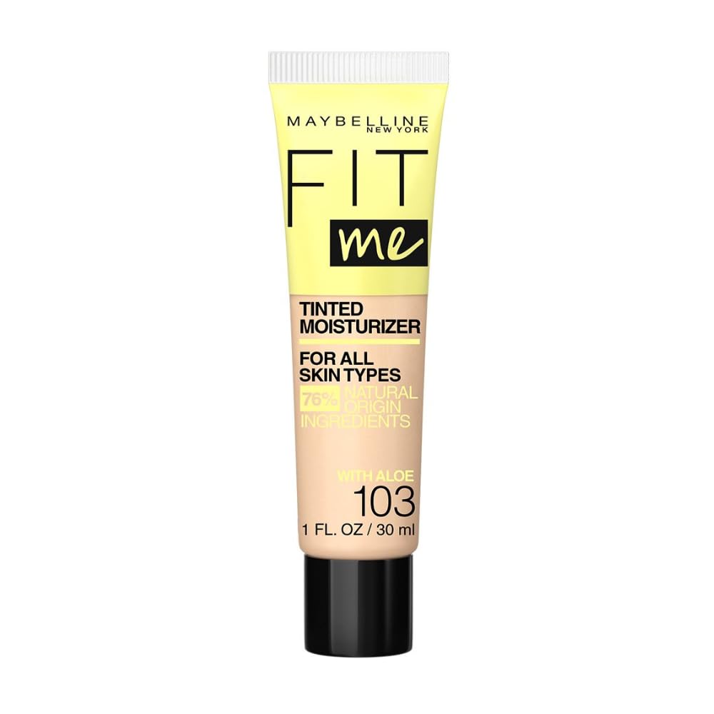 Maybelline Fit Me Tinted Moisturizer, Natural Coverage, Face Makeup, 103, 1 Count Beauty & Personal Care MAYBELLINE