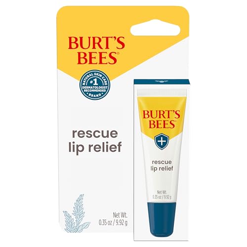 Burt’s Bees Rescue Lip Relief with Shea Butter and Echinacea, 100% Natural Origin, 0.35 Ounces(Pack May Vary) Beauty and Personal Care Burt's Bees