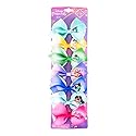 Disney Princess - Girls Hair Accessories Gift Set - Kids Hair Bows - 7 Pcs 4 Inch Bundle - Different Princess on Each Clip - Alligator Clip Ages 3+ Beauty & Personal Care LUV HER