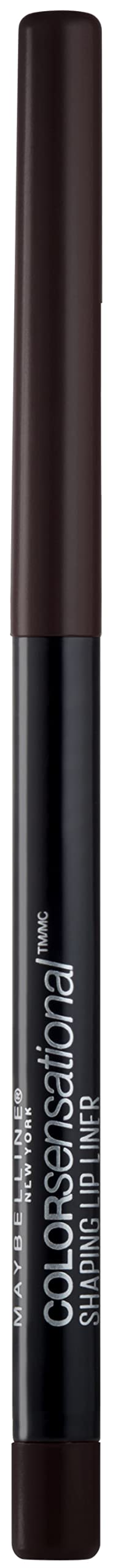 Maybelline Color Sensational Shaping Lip Liner with Self-Sharpening Tip, Rich Chocolate, Chocolate Brown, 1 Count Beauty & Personal Care MAYBELLINE