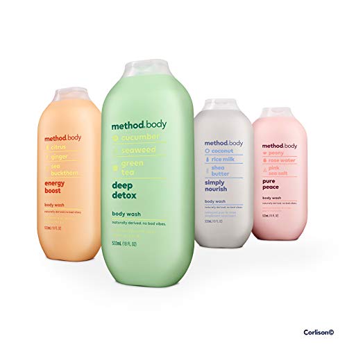 Method Body Wash, Simply Nourish, Coconut, 18 Fl Oz Beauty & Personal Care Method