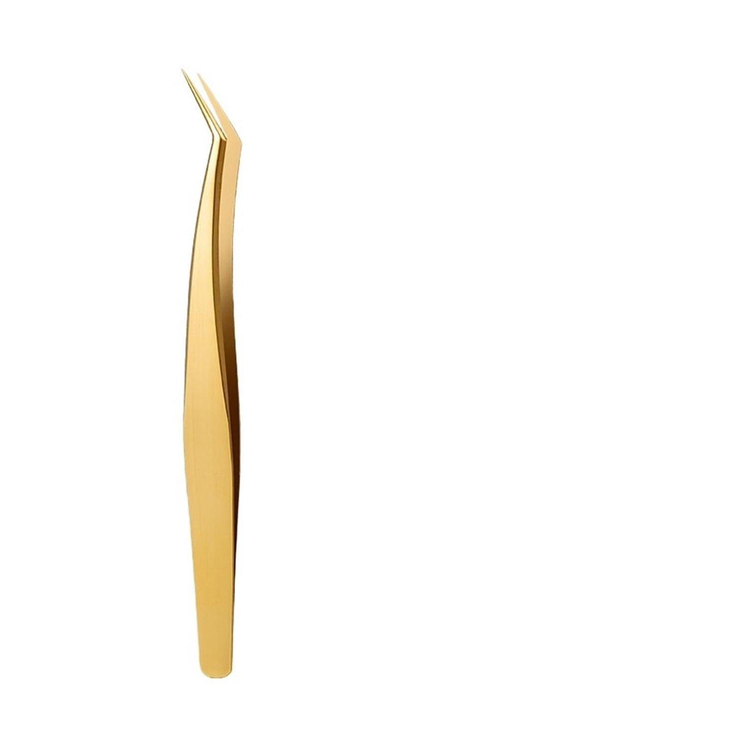 Eyelash Tweezer For False Eyelash Extension Lash Fan Eyebrows Nail Art Clip Cilia Gold Stainless Steel Tweezers Makeup Tools(Tweezers E) Beauty and Personal Care ZXYZXYZZ