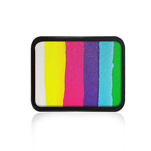 Kraze FX Face Paint Palette Refill - Incandescent (20 gm), Professional 1-Stroke Split Cake, Hypoallergenic, Non-Toxic, Water Activated Halloween Face Beauty & Personal Care Kraze FX