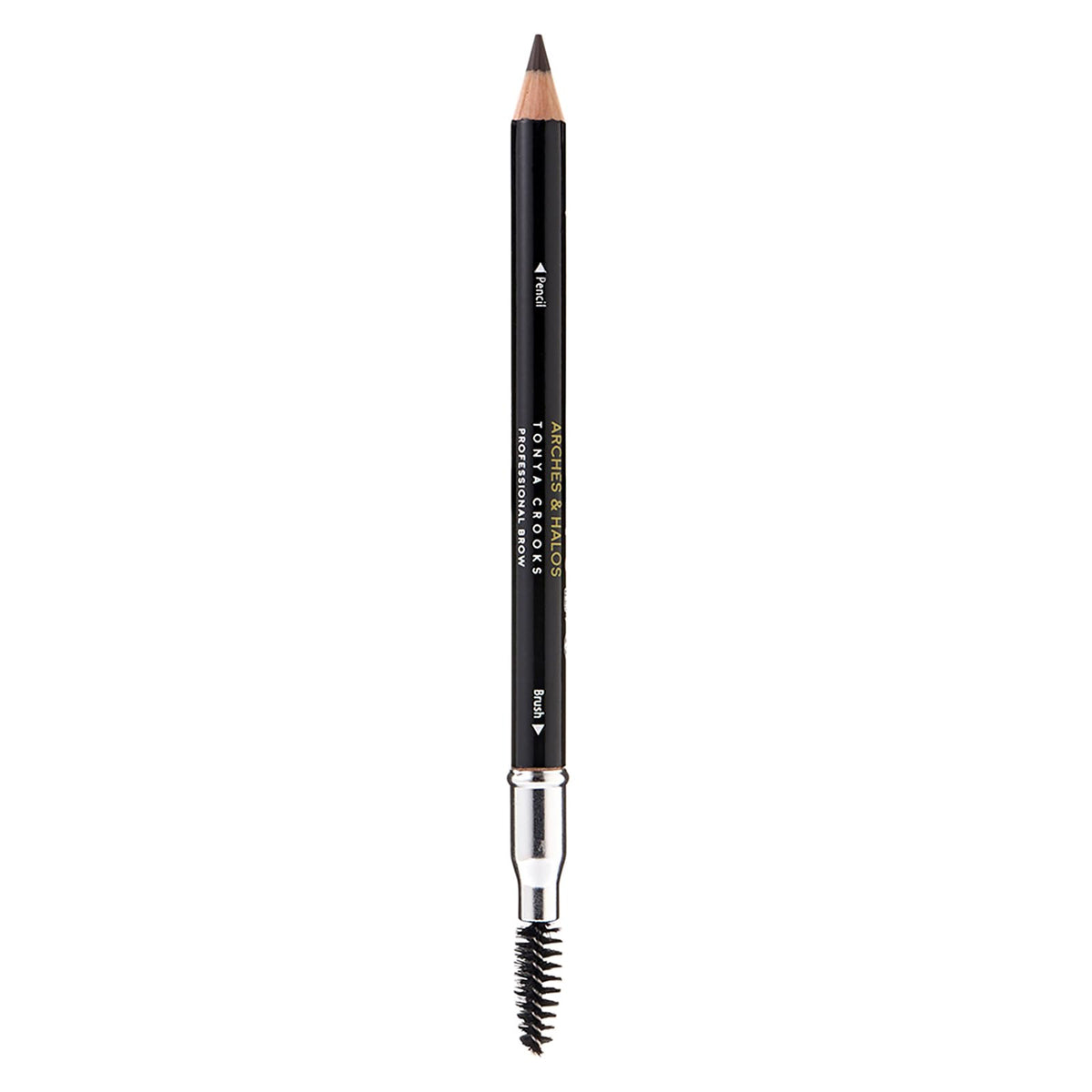 Arches & Halos Precision Brow Shaping Pencil - Double Sided Eyebrow Filler and Spoolie Brush - Creamy Texture for Shaping and Defining With Ease -