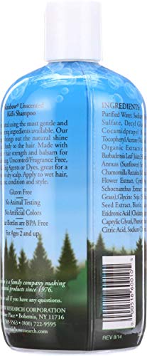 Rainbow Research Unscented Shampoo for Kids - 12 Oz Beauty & Personal Care Rainbow Research
