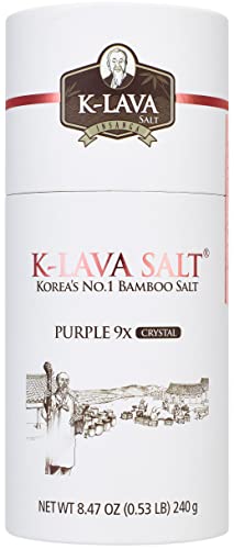 K-LAVA SALT-Korea's No.1 Bamboo Salt-Purple 9X, Crystal, 8.47 Ounce Beauty and Personal Care K-LAVA SALT