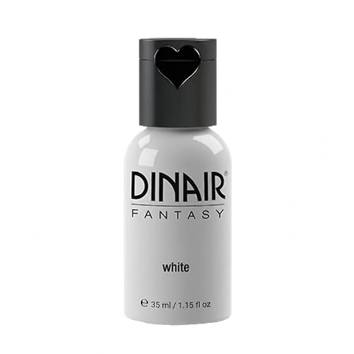 Dinair Airbrush Makeup - Fantasy Bright Colors 4 Face & Body Art, White - 1.5 fl oz. Beauty & Personal Care Dinair