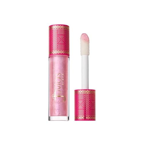 Juvia's Place Lip Gloss So Glazed - Clear, Pink Shimmer, 16 oz, Plump, Glides on Richly Glossy and Smooth, Long Lasting Non-Sticky Luscious High Shine Beauty & Personal Care Juvia's Place