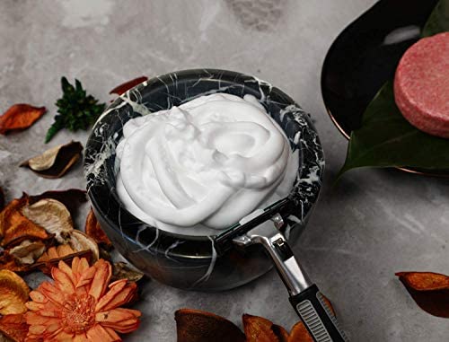 URBAN SOMBRERO ShayVe Bowl for Shaving Soap & Cream - Marble Shave Bowl For Shaving Soap & Cream - Exquisite Heat Insulated Wet Shaving Kit Addition Beauty and Personal Care URBAN SOMBRERO