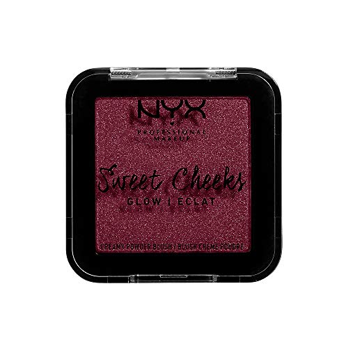 NYX PROFESSIONAL MAKEUP Sweet Cheeks Shimmer Blush, Red Riot