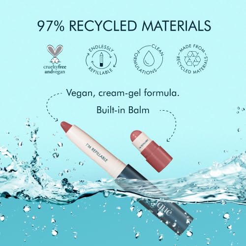 trestique Matte Lip Crayon, Matte Lipstick With Built-in Lip Gloss Balm, 2-in-1 Lip Liner Set With Lip Crayon and Lip Balm, Lipstick and Lip Gloss Kit Beauty & Personal Care TRE'STIQUE