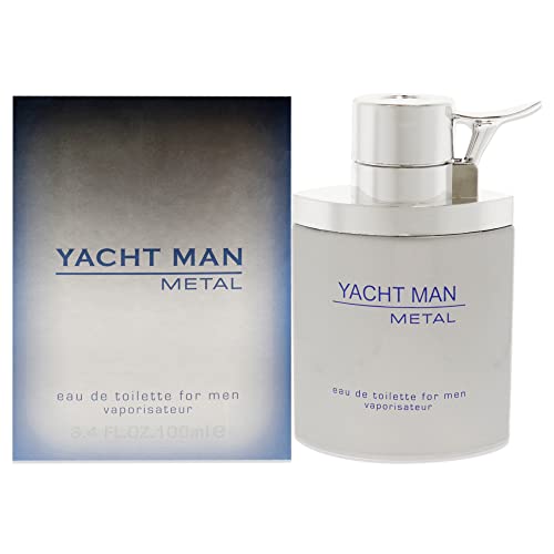 Myrurgia Yacht Man Metal toilette Spray for Men, 3.40-Ounce