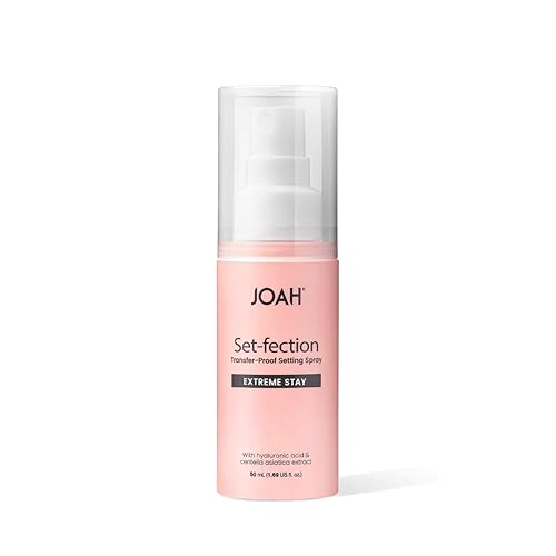 JOAH Set-Fection Transfer Proof Extreme Stay Setting Spray, Infused with hyaluronic acid and centella asiatica, Net Wt. 50 ml (1.69 fl.oz..) Beauty & Personal Care JOAH