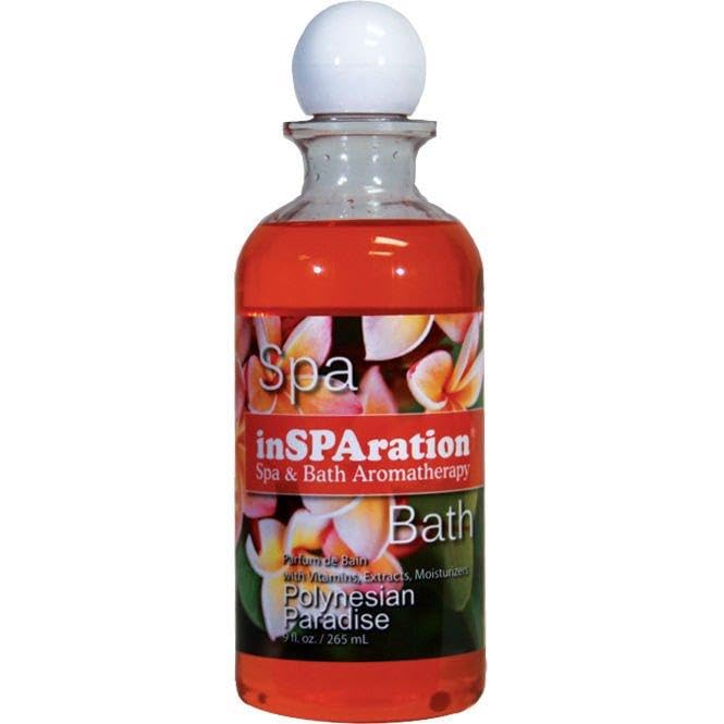 inSPAration Spa and Bath Aromatherapy 123X Spa Liquid, 9-Ounce, Polynesian Paradise, Red Beauty & Personal Care InSPAration