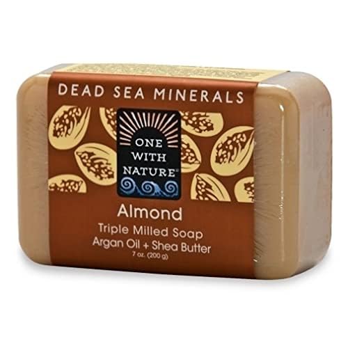 One With Nature Almond Dead Sea Mineral Soap, 7 Ounce Bar Beauty & Personal Care One With Nature