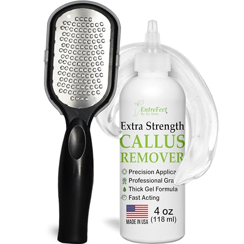Dr. Entre's Callus Remover Gel & Foot File: Extra Strength Callus Remover for Feet, Foot Callus Remover Care, Pedicure Tools Supplies, Spa Kit, Dead Beauty and Personal Care EntreFeet Default Title