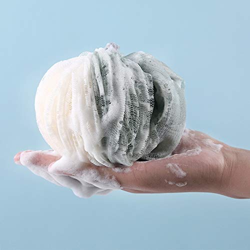 Towel Body Scrub Bath Towel Bath Accessories Cleaning Mesh Mesh Shower Balls PE Bag Body Exfoliating Portable Tool Bathtub Shower Scrubber Exfoliating Beauty and Personal Care zxb-shop
