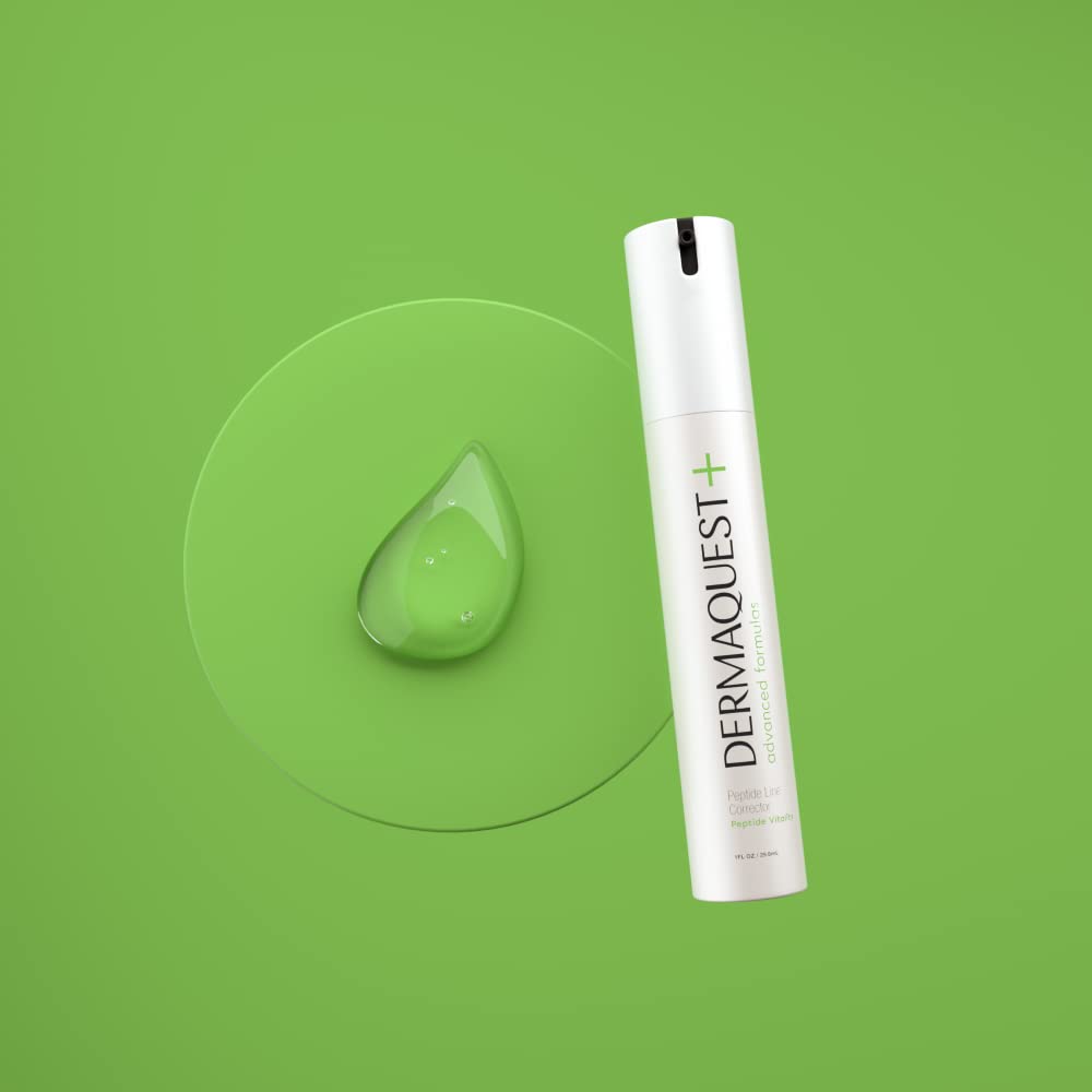 DermaQuest+ NEW Peptide Line Corrector Face Serum (1oz) Beauty & Personal Care DermaQuest