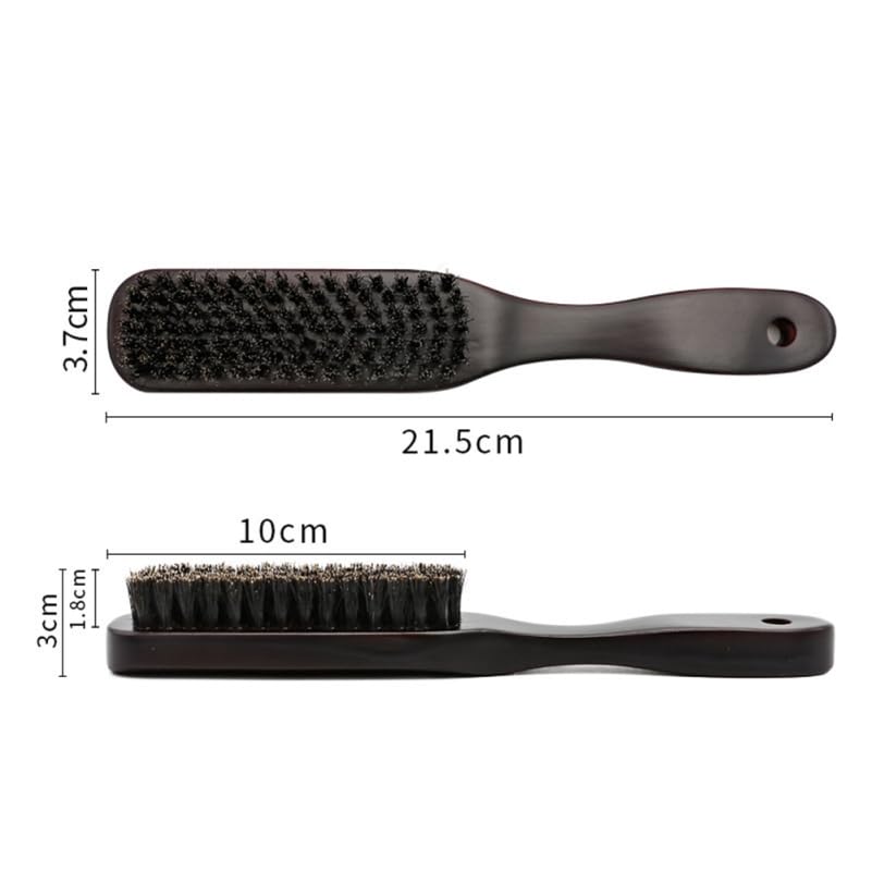 Ipetboom Pig Bristle Hair Brush for Men Double Sided Bristle Brush for Beard Cleaning and Stylingrooming Beauty and Personal Care Ipetboom
