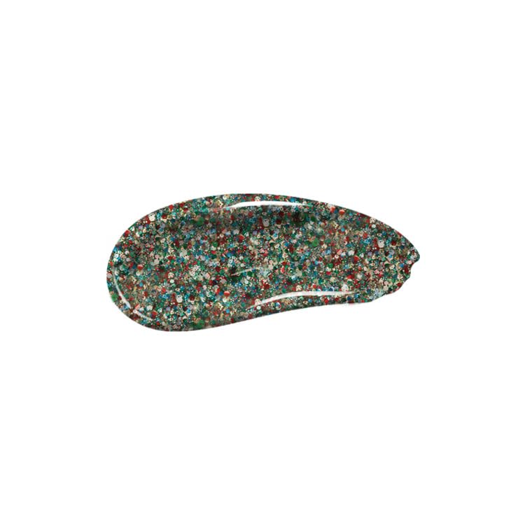 LeChat Perfect Match Gel Polish, Electric Masquerade, Green, Red, Yellow, Blue Glitter on Clear Base, Easy Application, Soak Off Formula, 0.5 Fl Oz