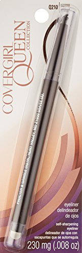 COVERGIRL Queen Collection Eyeliner Pencil, 1 Pencil, Espresso Color, Self-Sharpening Tip, Blender Tip, Water Resistant Eyeliner (packaging may vary) Beauty & Personal Care COVERGIRL