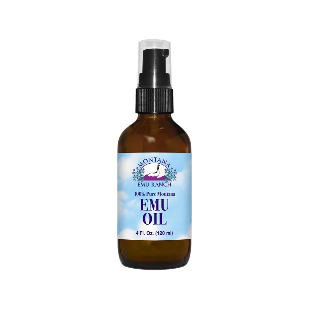 100 Pure Montana Emu Oil (4 Fluid Ounces) Beauty & Personal Care Montana Emu Ranch
