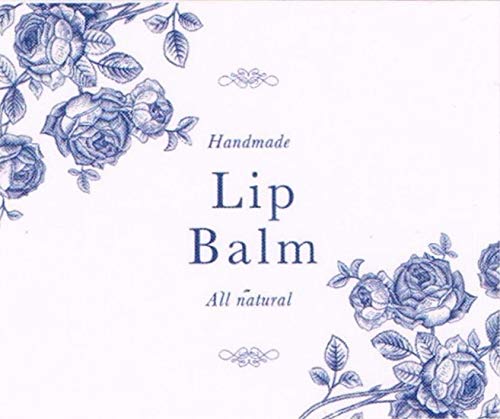 ZZYBIA Assorted Clear Vinyl Lip Balm Label Sticker for Lip Balm Tube Container 60pcs Beauty & Personal Care ZZYBIA