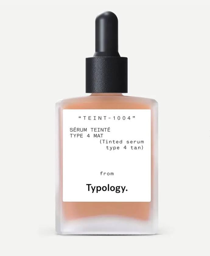 Typology Tinted Serum with Vitamin C, Squalane & Aloe Vera - Type 4 / Tan & Complimentary Sheet Masque Beauty & Personal Care Typology