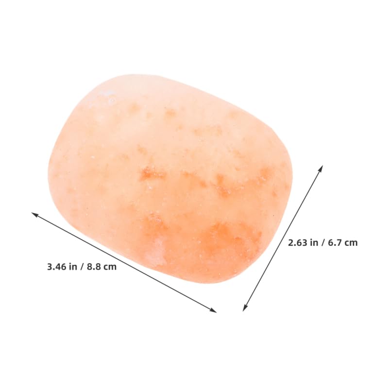 PACKOVE Salt Stones For Massage, Massage Rocks Stones Exfoliating Bath Salt Stones Dead Sea Salt Healing Stone Heated Warmer Stone For Spa Beauty and Personal Care PACKOVE