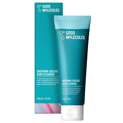 Good Molecules Soothing Azelaic Acid Cleanser - Gentle Creamy Non-Foaming Face Wash for Oily & Sensitive Skin - Vegan & Fragrance-Free - 120 ml Beauty and Personal Care Good Molecules Default Title