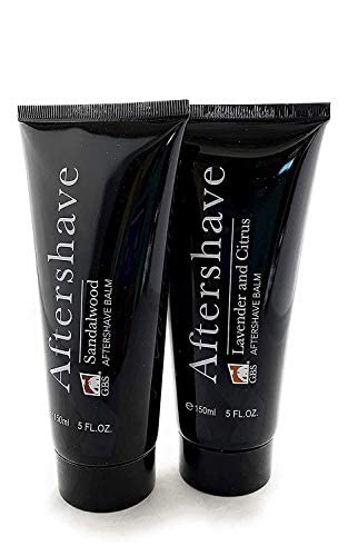G.B.S Aftershave Balm Calms, Set of 2-5oz Lavender/Citrus and 5oz Sandalwood Beauty and Personal Care G.B.S