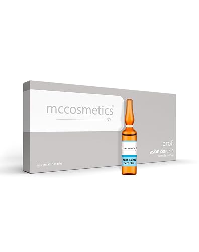 MCCosmetics NY | Prof. Asian Centella | Revitalizing & Soothing Solution with Asian Centella Extract 0.5% | 10 x 5ml Ampoules | Made in Spain Beauty & Personal Care MCCosmetics