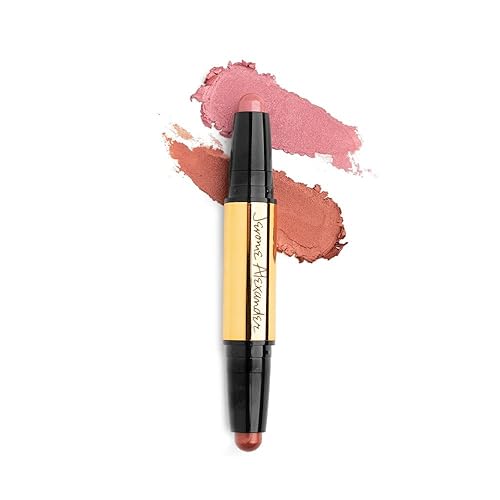 Jerome Alexander - JA Basics Dual-Ended Eyeshadow Stick (Pink Peach/Dusty Pink) Beauty & Personal Care Jerome Alexander