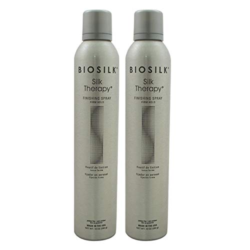 Silk Therapy Finishing Spray - Firm Hold by Biosilk for Unisex - 10 oz Hair Spray - (Pack of 2) Beauty & Personal Care BioSilk