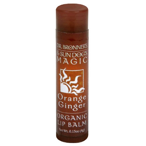 Dr. Bronner's & Sun Dog's Magic Organic Lip Balm, Orange Ginger, 0.15-Ounce Stick Beauty and Personal Care Dr. Bronner's