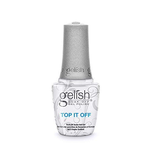 Gelish Top It Off High-Gloss Gel Nail Polish Top Coat Sealer, 0.5 oz