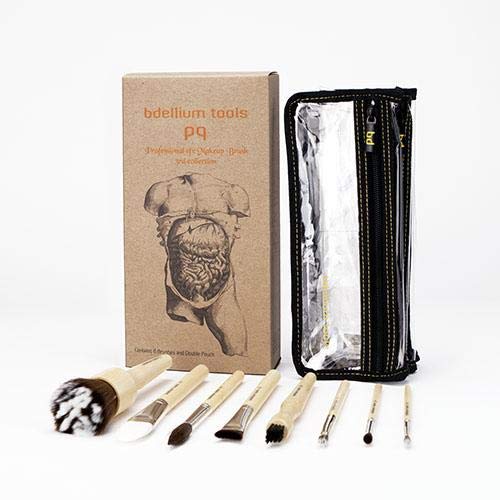 Bdellium Tools Professional Makeup Brush SFX Brush Set 8 PC. With Double Pouch (3rd Collection) Beauty & Personal Care BDELLIUM TOOLS