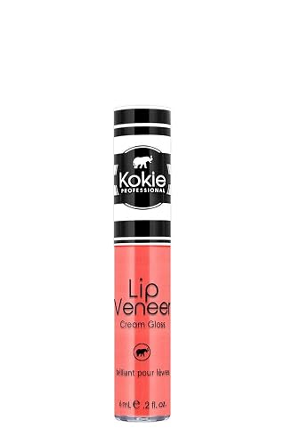 Kokie Cosmetics Lip Veneer Cream Lip Gloss, Just Peachy, 0.2 Fluid Ounce Beauty & Personal Care Kokie