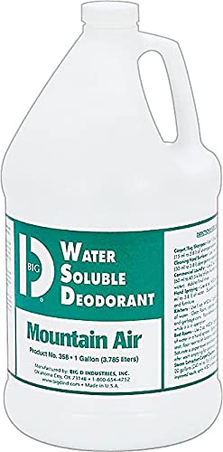 Big D 1358 Water-Soluble Deodorant Mountain Air 1gal 4/Carton Beauty and Personal Care Big D