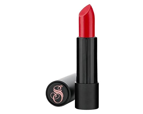 Suavecita Lipstick Victory True Red with Blue Undertones Long Lasting Lip Makeup Vegan Beauty & Personal Care Suavecito