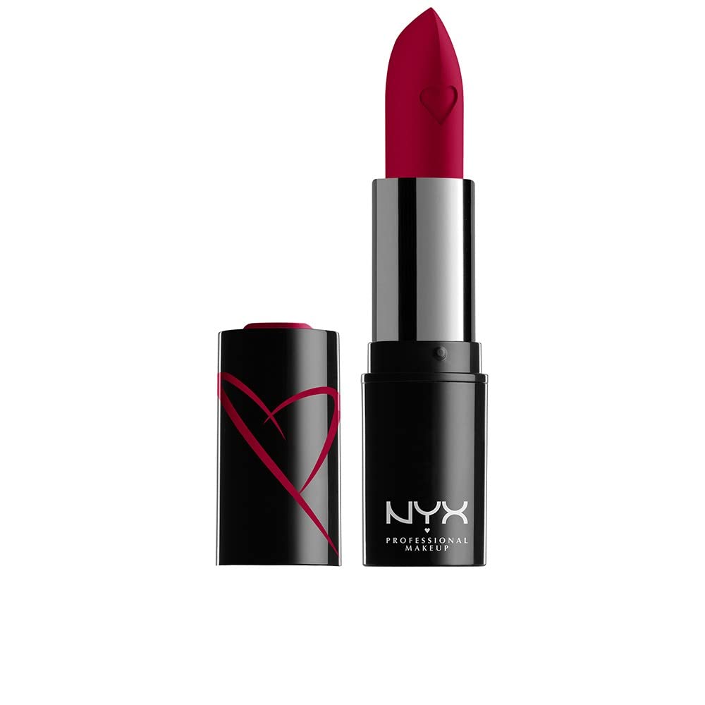 NYX PROFESSIONAL MAKEUP Shout Loud Satin Lipstick, Infused With Shea Butter - Opinionated (Warm Burgundy) Beauty & Personal Care NYX PROFESSIONAL MAKEUP