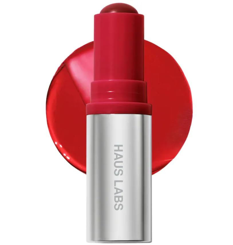 HAUS LABS BY LADY GAGA Color Fuse Lip + Cheek Blush Balm Stick in GlassyWatermelon & ENTEL Aloe Vera Sheet Masque (BONUS) Beauty and Personal Care HAUS LABS BY LADY GAGA