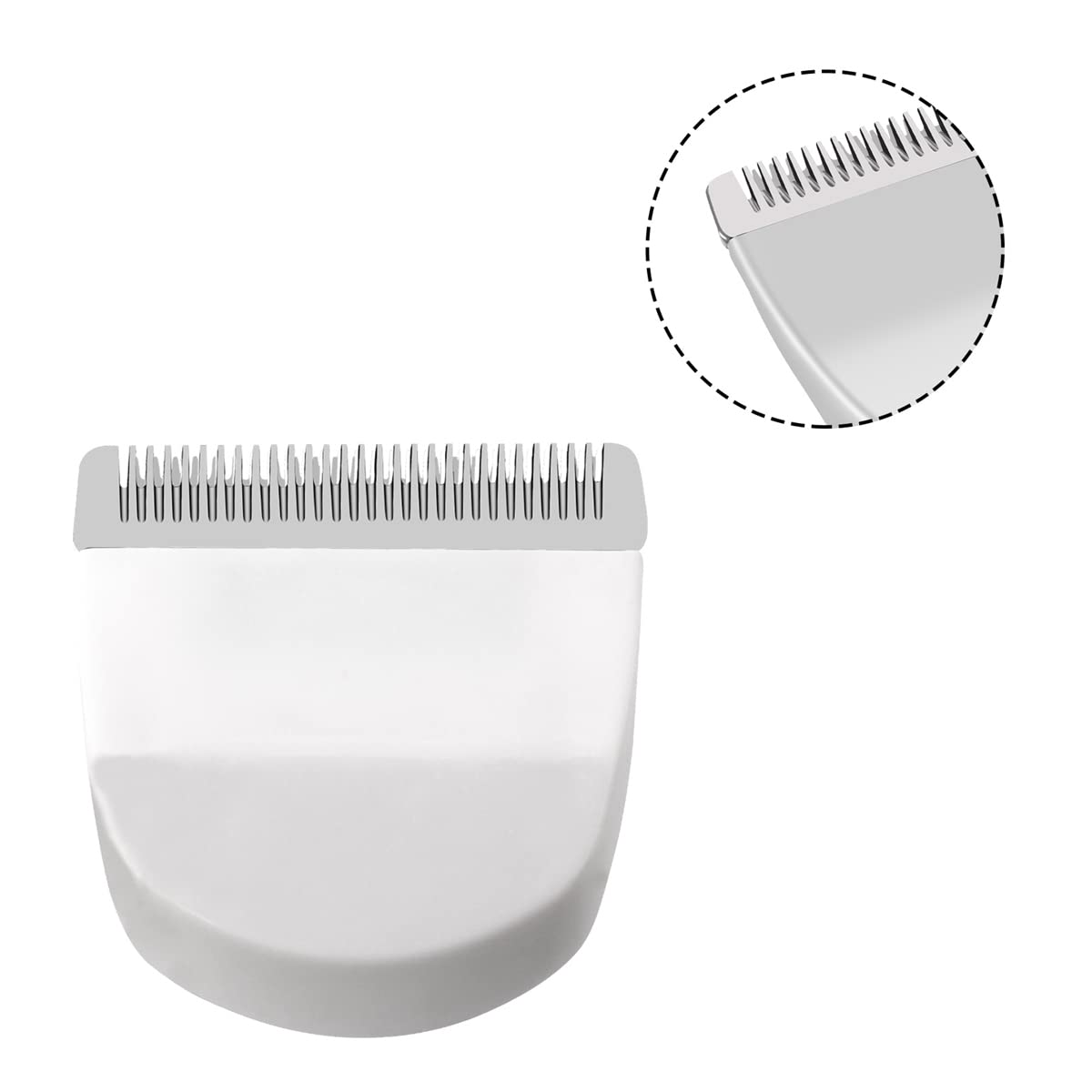 2PCS White Professional Peanut Clippers/Trimmers Snap On Replacement Blades #2068-300-Fits Compatible with Peanut Hair Clipper Beauty and Personal Care colorski