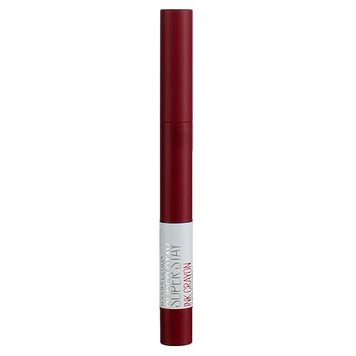 SuperStay Ink Crayon Matte Longwear Lipstick, 55 Make It Happen (Pack of 2) Beauty & Personal Care MAYBELLINE