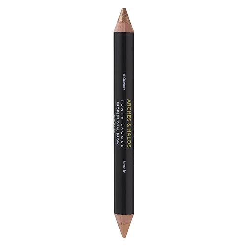 Arches & Halos Brow Highlighting and Concealer Crayon - Golden - Shaping and Shimmer Eyebrow Stick and Highlighter Duo - Soft, Ultra Creamy Formula Beauty & Personal Care Arches & Halos