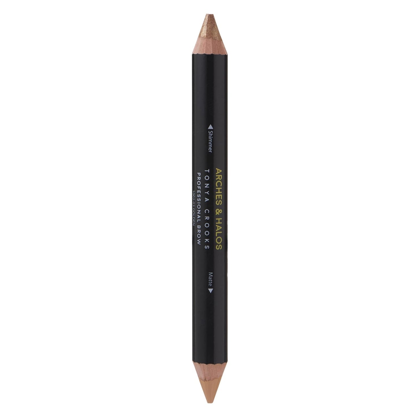 Arches & Halos Brow Highlighting and Concealer Crayon - Golden - Shaping and Shimmer Eyebrow Stick and Highlighter Duo - Soft, Ultra Creamy Formula Beauty & Personal Care Arches & Halos
