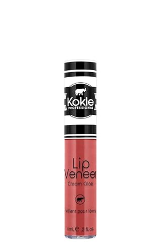 Kokie Cosmetics Lip Veneer Cream Lip Gloss, Tease, 0.2 Fluid Ounce Beauty & Personal Care Kokie